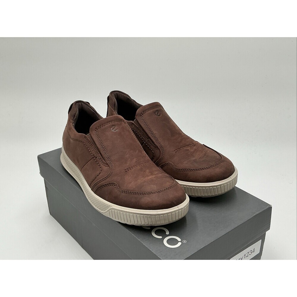ECCO Byway 501624-02072 Sneakers Men's 6-6.5 Brown Nubuck Slip On Shoes Ebay1234